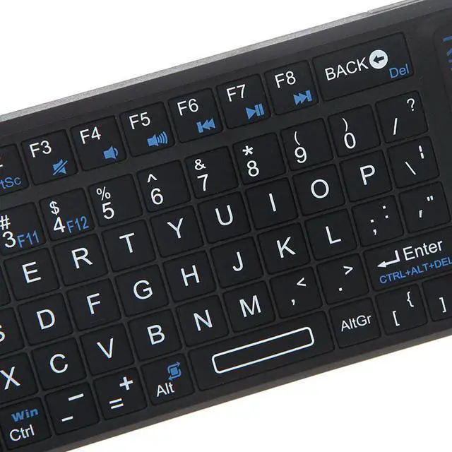 Alt view image 6 of 7 - Rii mini X1 Handheld 2.4G Wireless Keyboard Touchpad Mouse for PC Notebook Smart TV
