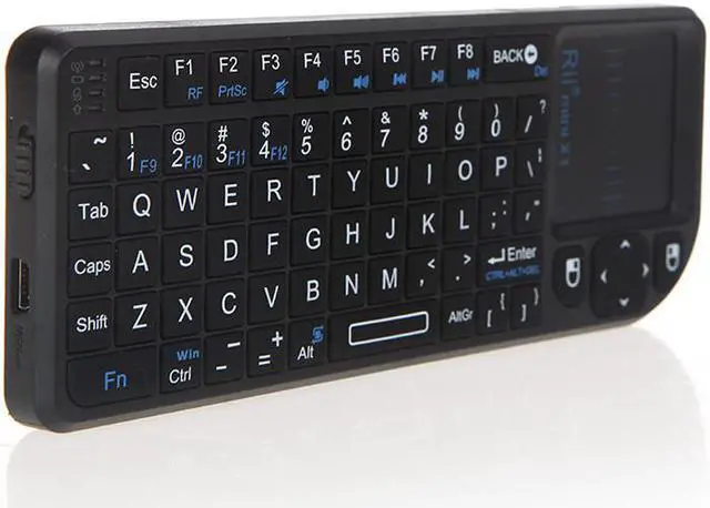 Alt view image 7 of 7 - Rii mini X1 Handheld 2.4G Wireless Keyboard Touchpad Mouse for PC Notebook Smart TV
