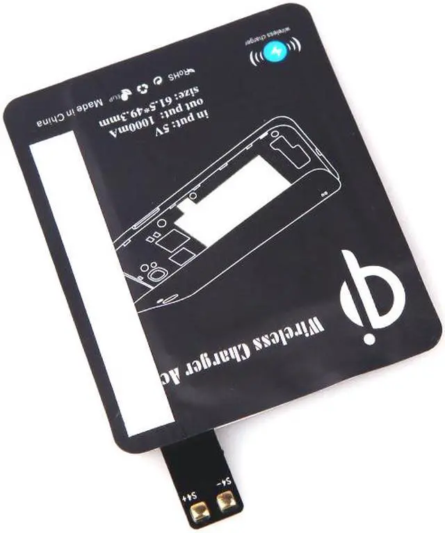 Alt view image 2 of 7 - Qi Wireless Charging Receiver for Samsung Galaxy S4 i9500 i9505