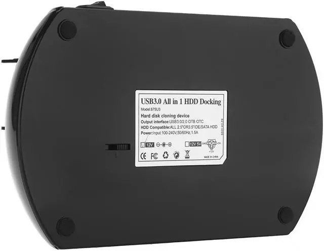 Alt view image 3 of 7 - All in 1 HDD Docking Dual Double  2.5"/3.5" IDE SATA USB 3.0 / 2.0 Dock Station US Plug