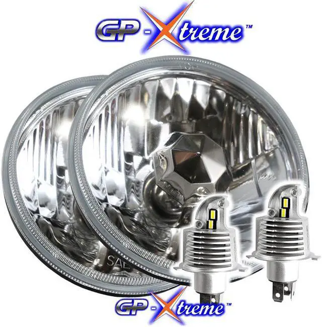 Main image of GP-Xtreme Seal Beam Headlight 7" H6014 Led H4 8000 Lumen 4 LED 30W Chip GP-H4-HL-LED+137