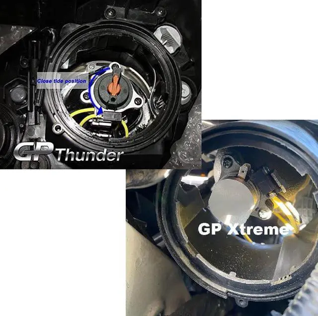 Alt view image 4 of 6 - GP-XTREME H11b Super White 6000K LED Headlamp Light Bulbs High and Low Beam Compatible for KIA Borrego Optima Sedona Hyundai 6000 Lumen Plug and Play Halogen Replacement Compact Fan Less