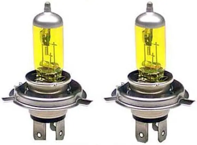 Alt view image 2 of 7 - GP Thunder H4 3500k Golden Yellow JDM Xenon Halogen Lights Bulbs -12V 60/55W Made in S. Korea