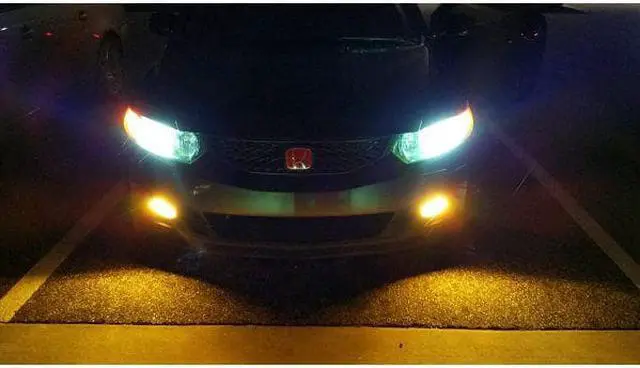 Alt view image 7 of 7 - GP Thunder H4 3500k Golden Yellow JDM Xenon Halogen Lights Bulbs -12V 60/55W Made in S. Korea