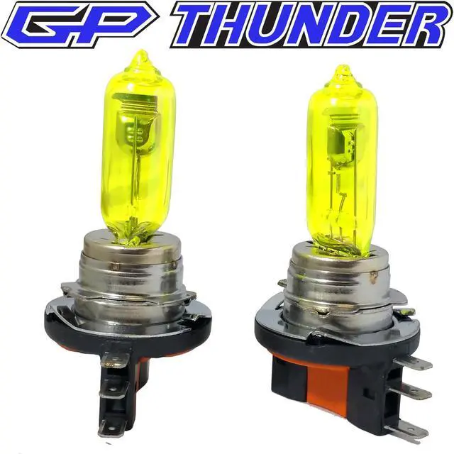 Alt view image 2 of 4 - GP Thunder H15 3500K Gold Yellow Light Xenon 55W Bulbs SGP35K-H15 Standard daytime running light/ high beam Fiat Benz Mercedes...
