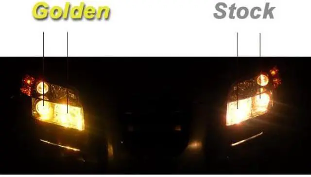 Alt view image 3 of 7 - Authentic GP Thunder H7 55W 3500k JDM Golden Yellow for Headlight/Foglights/Daytime Running lights SGP35K-H7 (made in Korea) Pair
