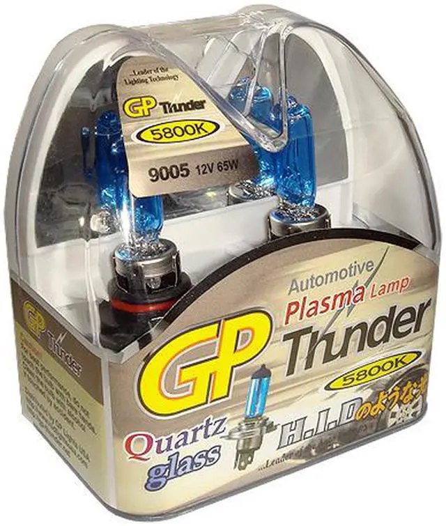 Main image of Authentic GP Thunder™ Sgp58k-9005 Hb3 5800K 65w Super-white with Quartz Glass Bulbs for Headlamp / Fog / Day Time Runing Lights