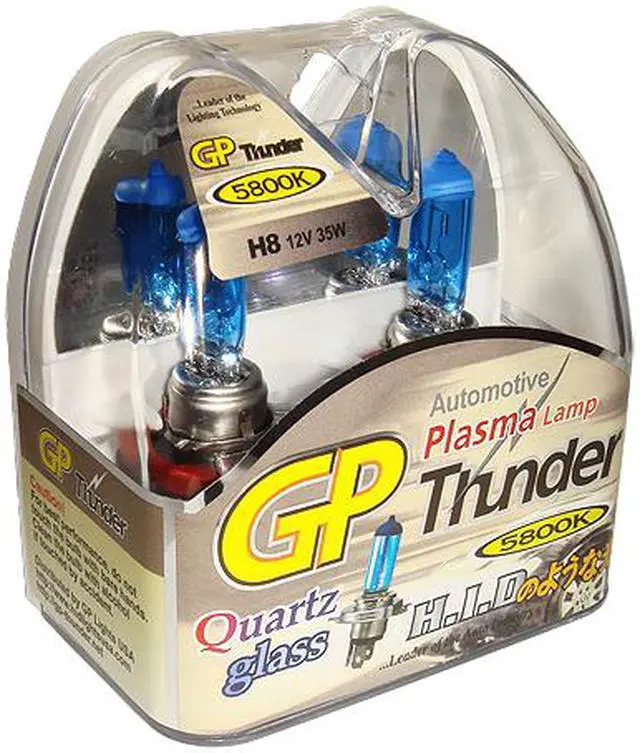 Main image of Authentic GP Thunder™ Sgp58k-H8 5800K 35w Super-white with Quartz Glass Bulbs for bmw Angel Eye Bulb/ Headlamp / Fog / Day Time Running Lights