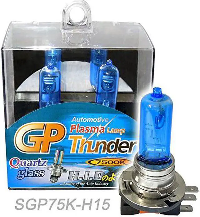 Alt view image 6 of 7 - GP Thunder 7500K H15 Xenon Headlamp High Beam/ DRL Audi BMW Mercedes Benz VW