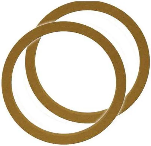 Main image of NEW PAIR NIPPON RING8R 8" RINGS 3/4" WOOFER EXTENDER RINGS 3/4" THICK MDF BOARD