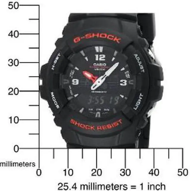 Alt view image 4 of 20 - CASIO G100-1BV G Shock Analog Digital Watch
