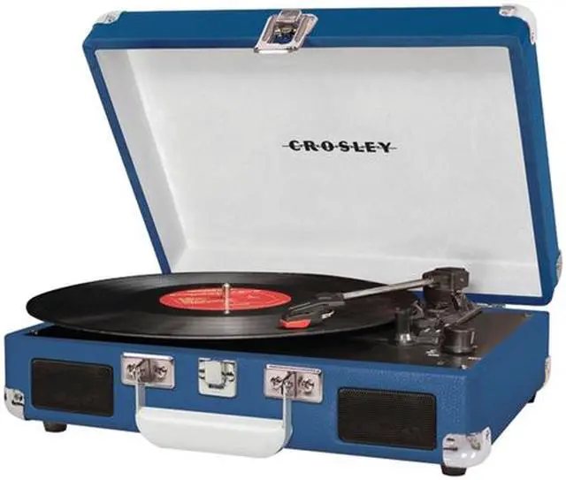 Alt view image 5 of 17 - CROSLEY CR8005A-BL Cruiser Turntable, Blue