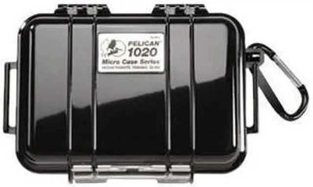 Alt view image 3 of 8 - Pelican PL1020B Medium Micro Case Solid Black Interior Measurement 5 3