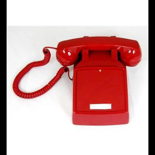 Main image of Cortelco ITT-2500NDL-RD 250047-VBA-NDL Red desk no dial