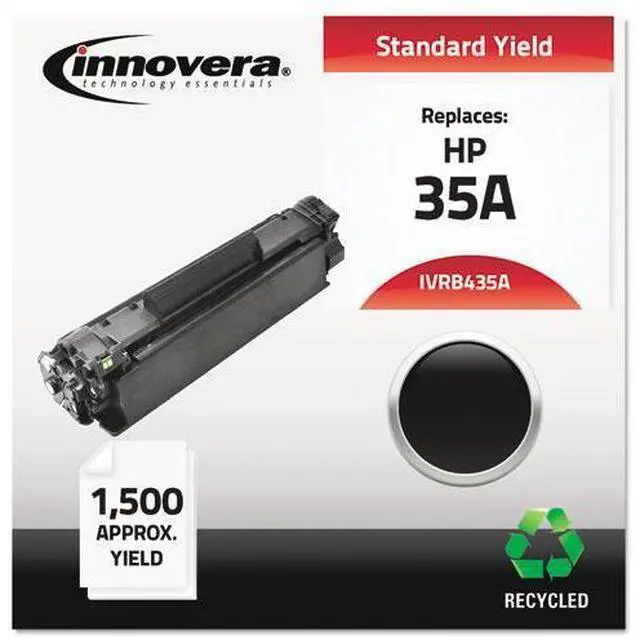 Alt view image 3 of 20 - Innovera Compatible Black Toner Cartridge (Alternative for HP 35A/CB435A)
