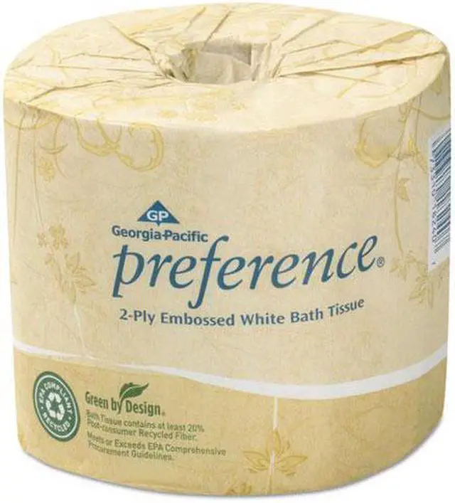 Alt view image 10 of 10 - Embossed 2-Ply Bathroom Tissue, 550 Sheet/Roll, 80 Rolls/Carton