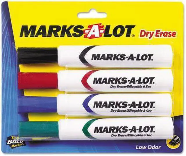 Alt view image 2 of 20 - Avery Marker,Dry Erase,4/Set 24409