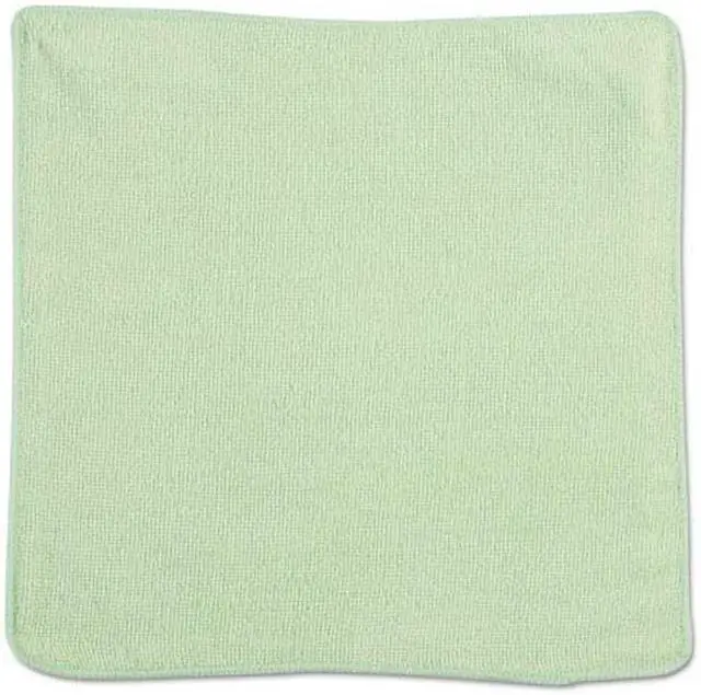 Alt view image 4 of 14 - Rubbermaid Commercial Microfiber Cleaning Cloths 12 x 12 Green 24/Pack 1820578