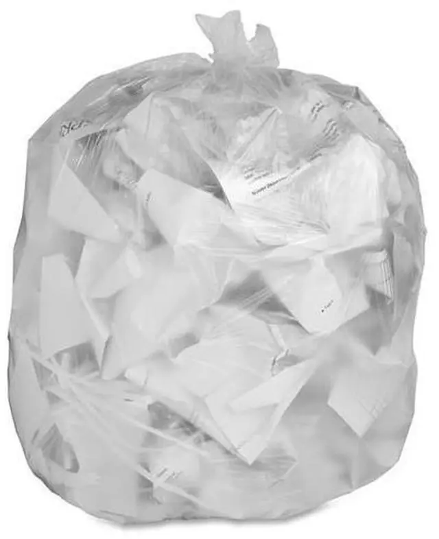 Alt view image 4 of 10 - Genuine Joe Trash Can Liners 30 Gallon .6Mil 30"x36" 250/CT Clear 01012