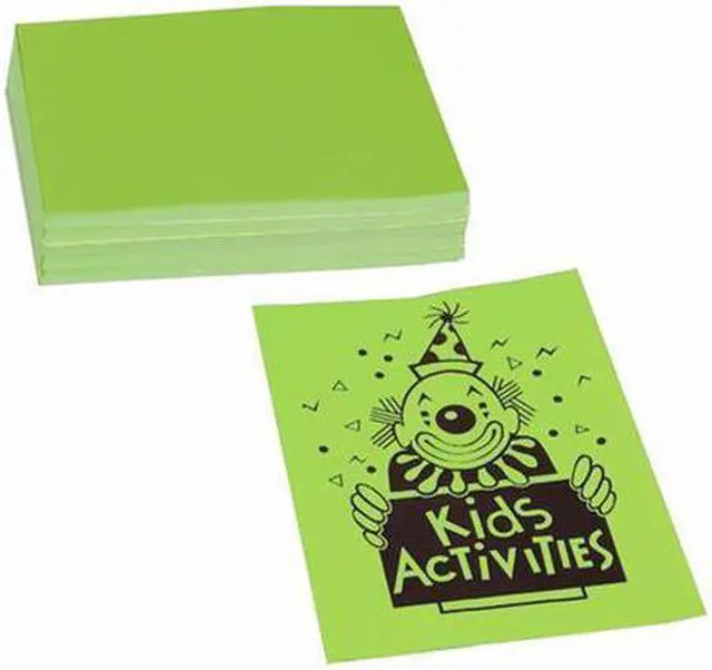 Alt view image 5 of 10 - Pacon 104317 Neon Bond Paper Letter - 8.50" x 11" - 100 / Pack - Green