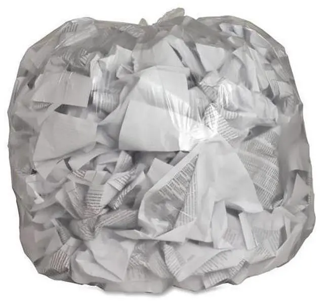 Main image of Genuine Joe Trash Can Liner 40-45 Gallon .6Mil 40"x46" 250/BX Clear 01015