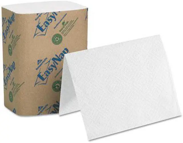 Alt view image 2 of 4 - Georgia Pacific Professional 32004 EasyNap Embossed Dispenser Napkins Two-Ply, 6 1/2" x 9 7/8", White, 6000/Carton