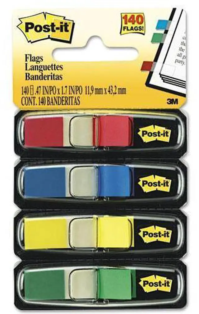Alt view image 3 of 20 - Post-It Flags Flag,Small Sze 140/Pk,Ast 6834