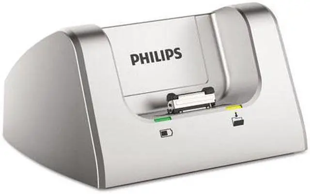 Main image of Philips - ACC8120 - Philips Pocket Memo Docking Station - Docking - Charging Capability, silver