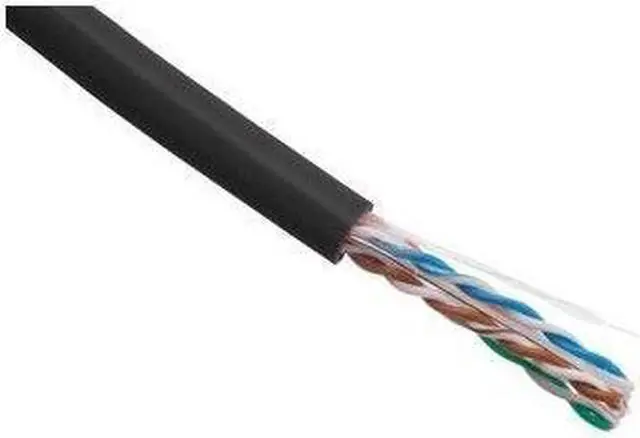 Main image of VCOM NC614-1000-BLACK  NC614-1000-BLACK 1000ft Cat6 UTP Cable (Black)