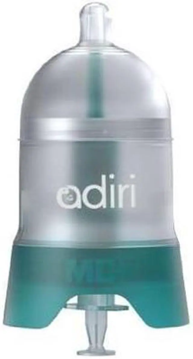 Alt view image 2 of 2 - ReliaBrand AD048GR-3275C Adiri MD+ Medicine Delivery Nurser Baby Bottle, Green