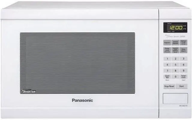 Alt view image 6 of 6 - Panasonic NN-SN651WA 1.2 Cu. Ft Countertop Microwave with Inverter Technology