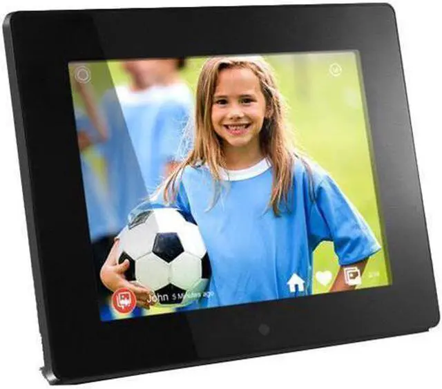 Alt view image 8 of 20 - Aluratek 8" Wi-Fi Digital Photo Frame With Touchscreen Lcd Display