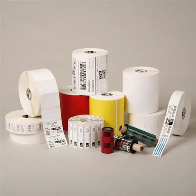 Alt view image 5 of 5 - Zebra 10010244 4 x1" Z-Perform 2000T Labels - 1 Case (4 Rolls)