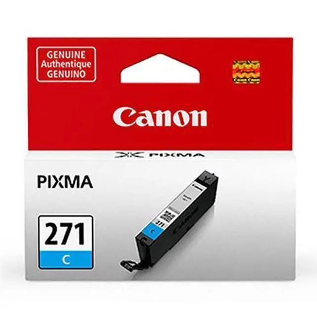 Alt view image 6 of 7 - Canon 0391C001 Canon CLI-271C Ink Cartridge - Cyan - Inkjet - 311 Page