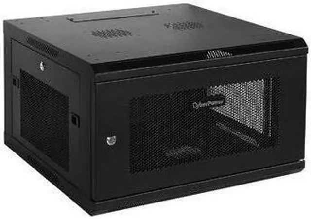 Alt view image 2 of 17 - CyberPower CR6U61001 6U Carbon Wall Mount Enclosure