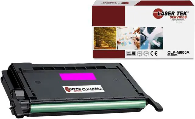 Main image of Laser Tek Services® Magenta Compatible Toner Cartridge for the Samsung CLP-600 CLP600 CLP-650 CLP650 CLP-650N CLP-M600A