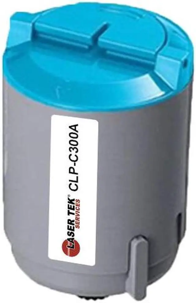 Alt view image 2 of 2 - Laser Tek Services Compatible Toner Cartridge Replacement for Samsung CLP300 CLP-C300A Works with Samsung CLP-300 300N, CLX-2160 Printers (Cyan, 1 Pack) - 1,000 Pages