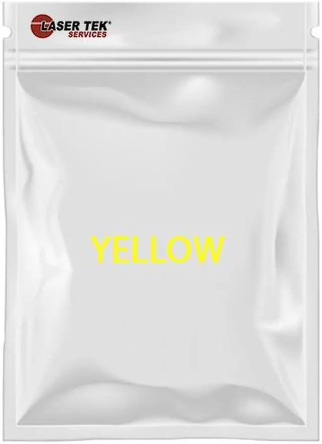 Alt view image 3 of 5 - Laser Tek Services ® Yellow Toner Refill Kit with reset chip for the Okidata C6100 C6100dtn C5550n MFP Type C8 43324417