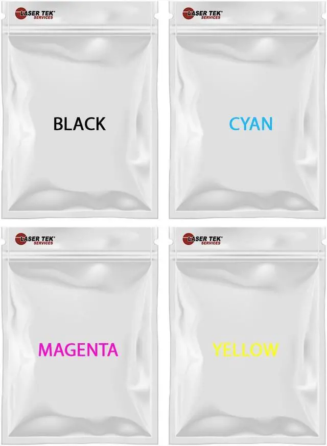 Alt view image 5 of 5 - Laser Tek Services ® 4 Pack Toner Refill with chip Ricoh CL-4000 SP C410DN C411DN C420DN 888308 888309 888310 8888311