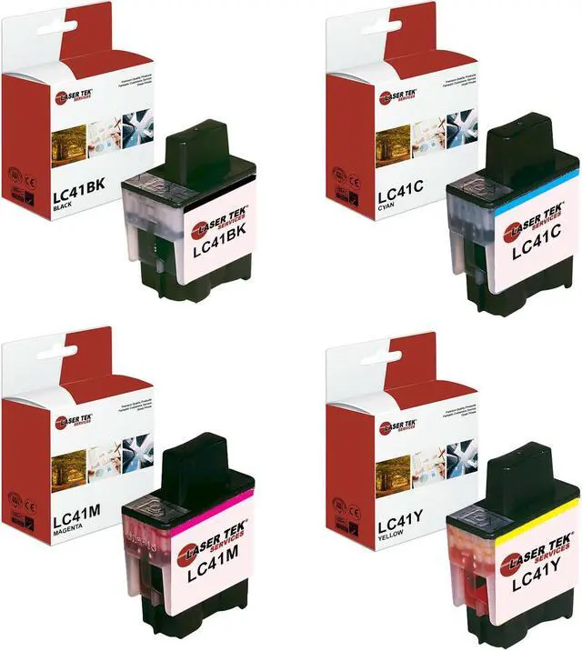 Main image of Brother LC41 LC-41BK LC-41C LC-41M LC-41Y (1BK, 1C, 1Y, 1M)