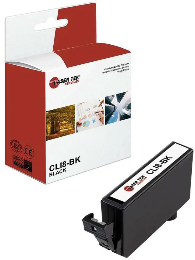 Main image of Laser Tek Services Compatible High Yield Ink Cartridge Replacement for Canon CLI-8 CLI8-BK Works with Canon Pixma iP4200 iP4300, MP500 MP530, PIXMA PRO 600 Printers (Black, 1 Pack) - 280 Pages