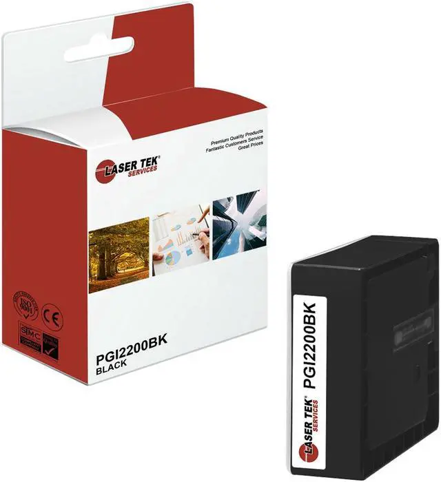 Main image of Laser Tek Services Compatible High Yield Ink Cartridge Replacement for Canon PGI-2200 PGI2200BK Works with Canon MAXIFY MB5020 iB4120 MB5320 Printers (Black, 1 Pack) - 2,500 Pages