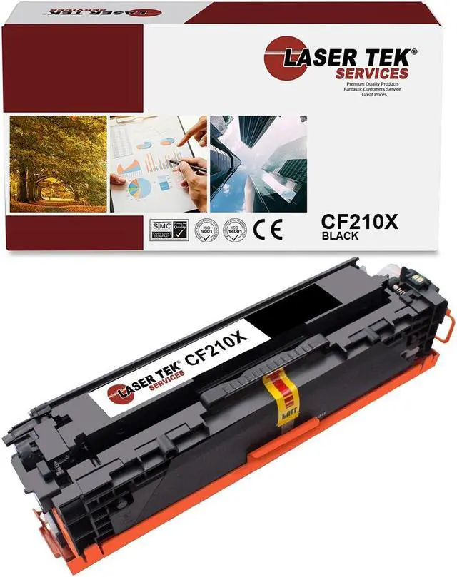 Main image of Laser Tek Services Compatible High Yield Toner Cartridge Replacement for HP 131X CF210X Works with HP Laserjet Pro 200 Color M251n M276n Printers (Black, 1 Pack) - 2,400 Pages