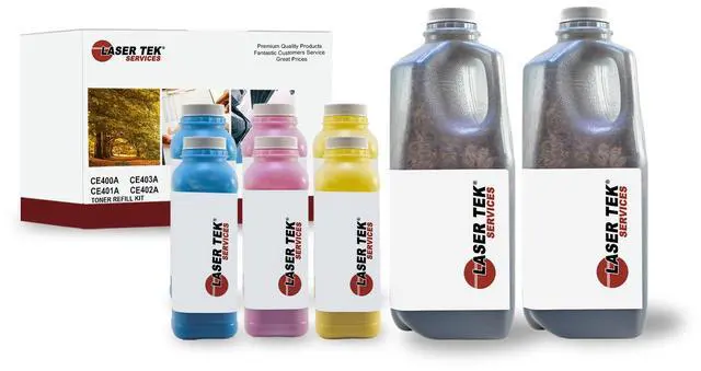 Main image of 8Pk LTS 507A CMYK Toner Refill Kit Compatible for HP LJ M575f M570dw