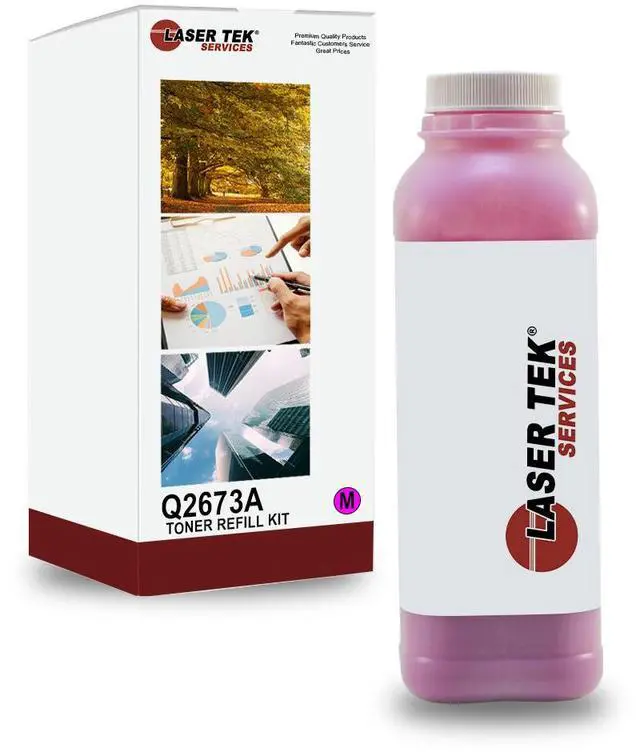 Main image of LTS 308A Q2673A Magenta Toner Refill Kit Compatible for HP LaserJet 3500 3500n