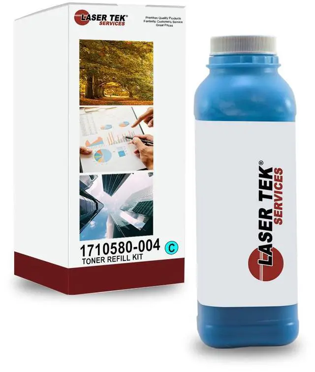 Main image of LTS 1710580-004 Cyan Toner Refill Kit Compatible for Konica 5430DL 5440DL