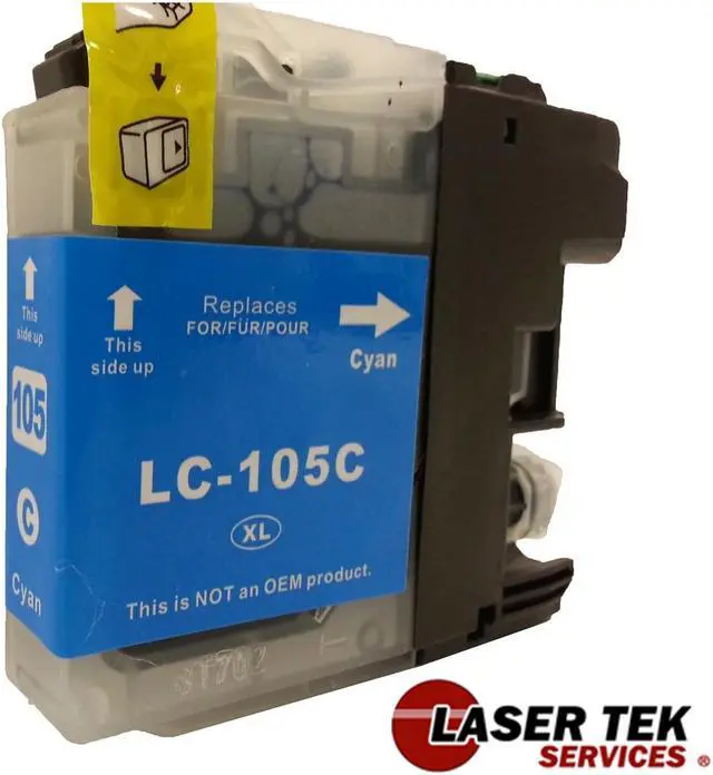 Alt view image 3 of 11 - Brother LC107 and LC105 5-Set Compatible Super High Yield Ink Cartridges (2BK, 1C, 1M, 1Y) MFC-J4310DW MFC-J4410DW