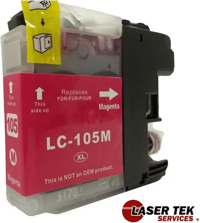 Alt view image 4 of 11 - Brother LC107 and LC105 5-Set Compatible Super High Yield Ink Cartridges (2BK, 1C, 1M, 1Y) MFC-J4310DW MFC-J4410DW