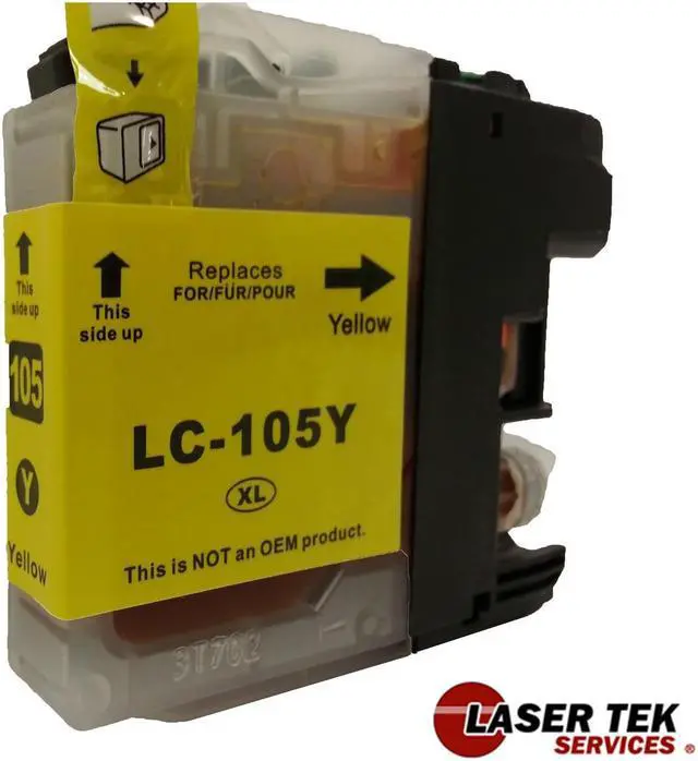 Alt view image 5 of 11 - Brother LC107 and LC105 5-Set Compatible Super High Yield Ink Cartridges (2BK, 1C, 1M, 1Y) MFC-J4310DW MFC-J4410DW