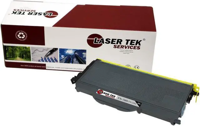 Main image of Laser Tek Services ® Brother TN360 High Yield Compatible Replacement Toner Cartridge